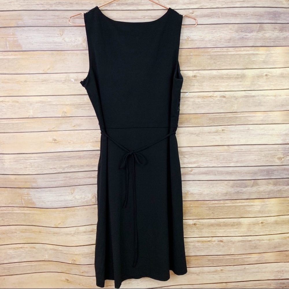 Motherhood Maternity Beaded Little Black Dress Cocktail Semiformal - Picture 4 of 6
